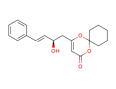 (R)-2-(2-hydroxy-4-phenyl-3-butenyl)-4-oxo-1,5-dioxaspiro<5.5>undec-2-ene