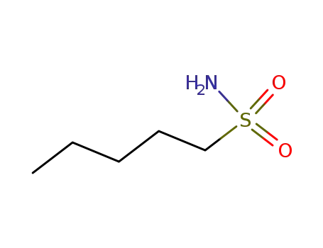 Molecular Structure of 52960-14-2 (1-Pentanesulfonamide)