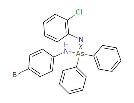 Molecular Structure of 120261-37-2 (C<sub>24</sub>H<sub>19</sub>AsBrClN<sub>2</sub>)