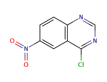 Molecular Structure of 19815-16-8 (4-CHLORO-6-NITROQUINAZOLINE)