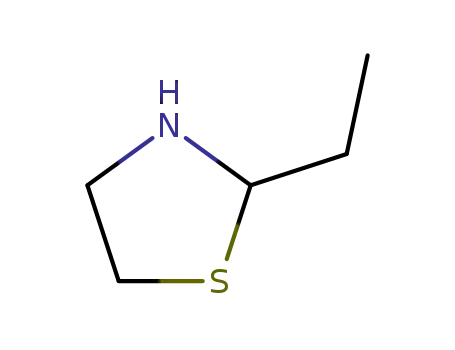 Molecular Structure of 24050-09-7 (2-ethyl-1,3-thiazolidine)