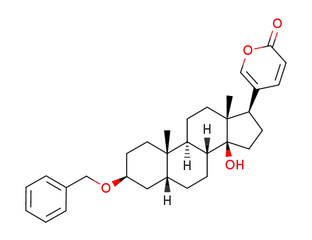 5-(3'β-benzyloxy-14'-hydroxy-5'β,14'β-androstan-17'β-yl)-2H-pyran-2-one