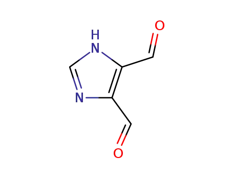 Molecular Structure of 33457-11-3 (1H-Imidazole-4,5-dicarboxaldehyde)
