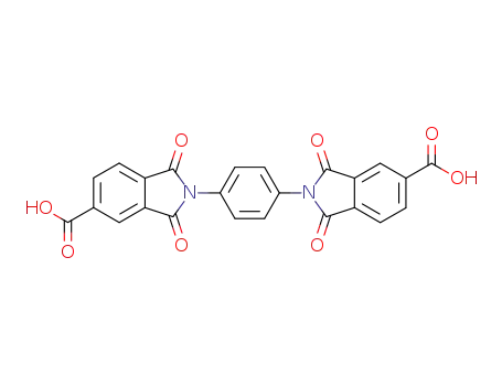Molecular Structure of 4649-30-3 (1H-Isoindole-5-carboxylic acid,
2,2'-(1,4-phenylene)bis[2,3-dihydro-1,3-dioxo-)