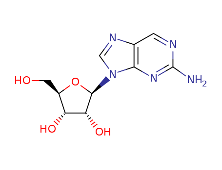 2-amino-9-β-D-ribofuranosylpurine cas no. 4546-54-7 98%