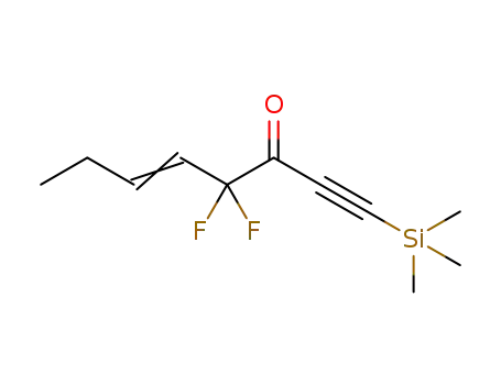 4,4-difluoro-1-(trimethylsilyl)oct-5-en-1-yn-3-one