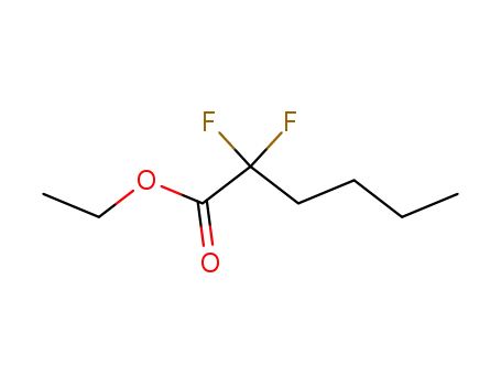 Molecular Structure of 74106-81-3 (Ethyl 2,2-Difluorohexanoate)