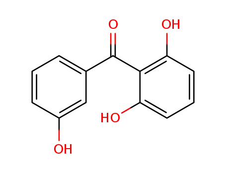 Molecular Structure of 21554-76-7 (2,3',6-trihydroxybenzophenone)