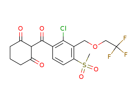 2-(2-Chloro-4-(methylsulfonyl)-3-((2,2,2-trifluoroethoxy)methyl)benzoyl)cyclohexane-1,3-dione CAS No.335104-84-2