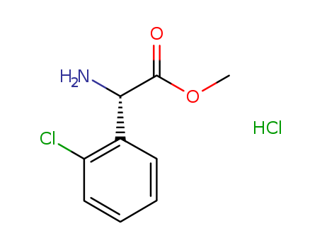 Benzeneacetic acid, a-amino-2-chloro-, methyl ester,hydrochloride (1:1), (aR)-