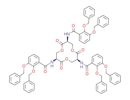 Molecular Structure of 88195-64-6 (Hexa-O-benzylenterochelin)