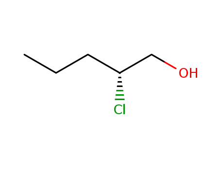 Molecular Structure of 139365-00-7 ((2R)-2-chloropentan-1-ol)