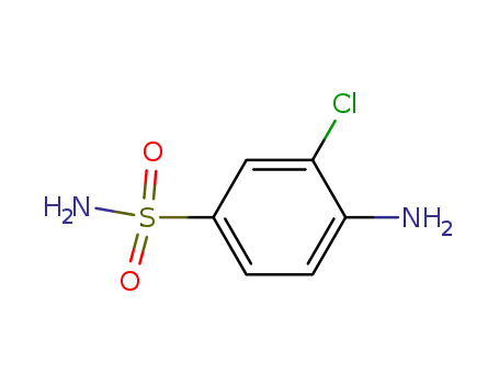 Molecular Structure of 53297-68-0 (2-CHLORO-4-SULFAMOYLANILINE)