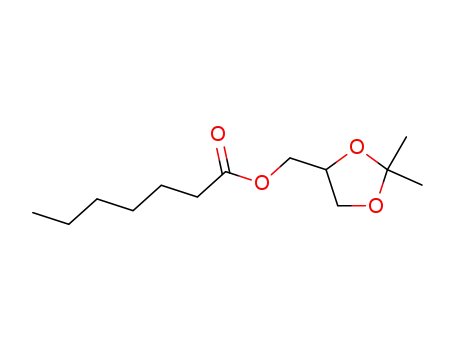 Heptanoic acid, (2,2-dimethyl-1,3-dioxolan-4-yl)methyl ester
