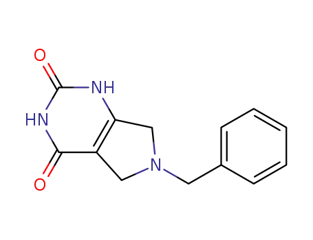 Molecular Structure of 635698-34-9 (6-benzyl-6,7-dihydro-1H-pyrrolo[3,4-d]pyrimidine-2,4(3H,5H)-dione)