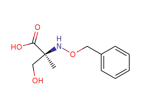 (2S)-3-hydroxy-2-(N-benzyloxyamino)-2-methylpropionic acid
