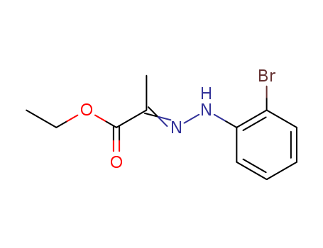 (E)-ETHYL 2-(2-(2-BROMOPHENYL)HYDRAZONO)PROPANOATECAS