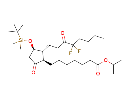 7-[(1R,2R,3R)-3-[(tert-butyldimethylsilyl)oxy]-2-(4,4-difluoro-3-oxooctyl)-5-oxocyclopentyl]heptanoic acid propan-2-yl ester