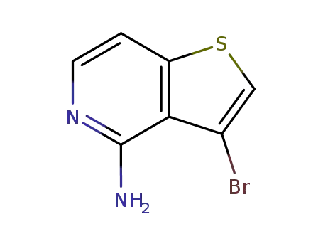 Molecular Structure of 799293-85-9 (3-bromothieno[3,2-c]pyridin-4-amine)