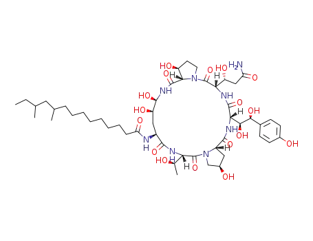 Molecular Structure of 135575-42-7 (Pneumocandin B0)