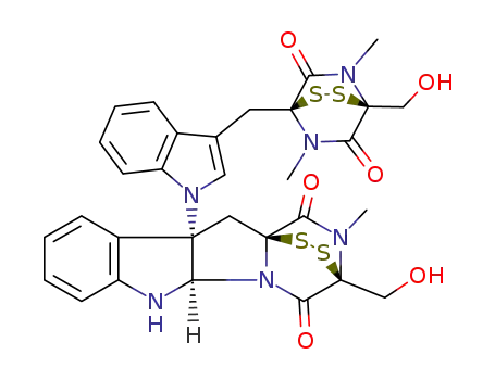 Molecular Structure of 1403-36-7 (CHAETOMIN)