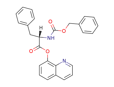 Molecular Structure of 2440-94-0 (quinolin-8-yl ester of N-benzyloxycarbonyl-L-phenylalanine)
