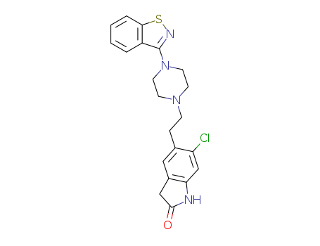 2H-Indol-2-one,5-[2-[4-(1,2-benzisothiazol-3-yl)-1-piperazinyl]ethyl]-6-chloro-1,3-dihydro-