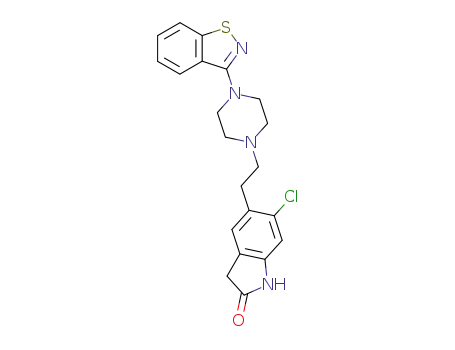 Molecular Structure of 199191-69-0 (Ziprasidone mesilate)