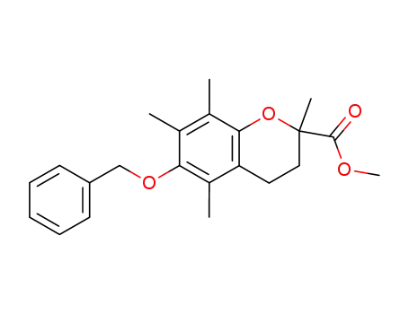 methyl-6-(benzyloxy)-2,5,7,8-tetramethyl-3,4-dihydro-2H-chromene-2-carboxylate