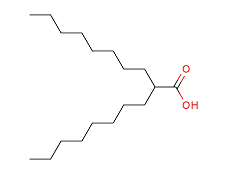 Molecular Structure of 619-39-6 (2-octyldecanoic acid)