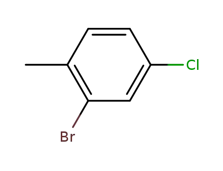 Molecular Structure of 27139-97-5 (2-Bromo-4-chlorotoluene)