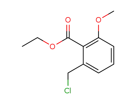 Benzoic acid, 2-(chloromethyl)-6-methoxy-, ethyl ester