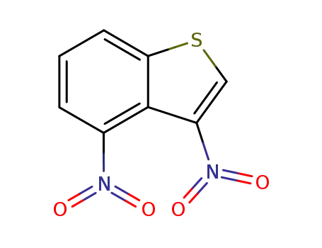 Molecular Structure of 23692-83-3 (3,4-Dinitrobenzo[b]thiophene)