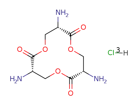 (3S,7S,11S)-3,7,11-triamino-1,5,9-trioxacyclodecane-2,6,10-trione trihydrochloride