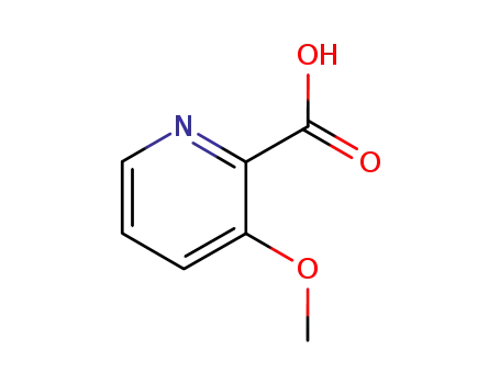 Molecular Structure of 16478-52-7 (3-METHOXY-2-PYRIDINECARBOXYLIC ACID)