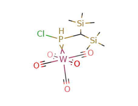{[bis(trimethylsilyl)methyl(chloro)phosphane-κP]pentacarbonyltungsten(0)}