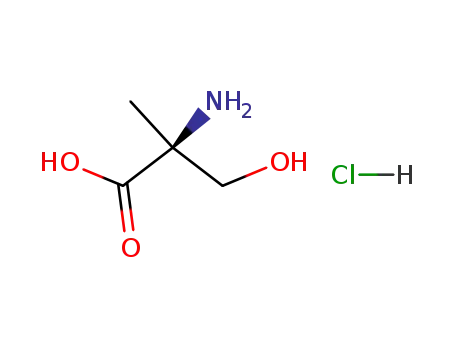Molecular Structure of 114396-62-2 (1.6. 2-METHYL-L-SERINE HYDROCHLORIDE)