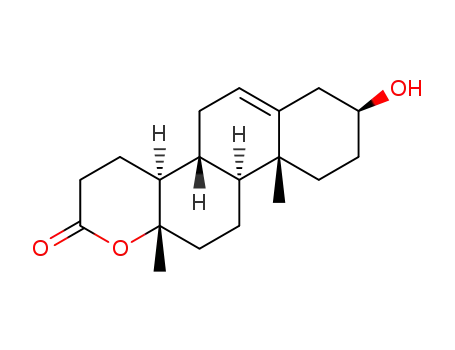Molecular Structure of 2061-72-5 (3β-hydroxy-13,17-secoandrost-5-ene-17,13α-lactone)