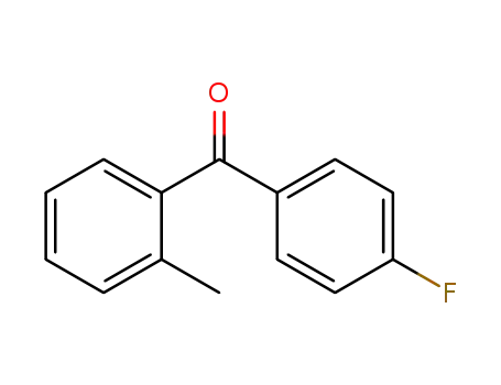 Molecular Structure of 68295-42-1 ((4-fluorophenyl)(2-methylphenyl)methanone)