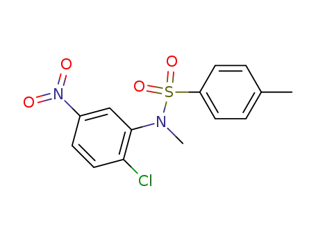 toluene-4-sulfonic acid-(2-chloro-<i>N</i>-methyl-5-nitro-anilide)