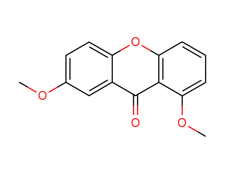 Molecular Structure of 5042-06-8 (9H-Xanthen-9-one, 1,7-dimethoxy-)
