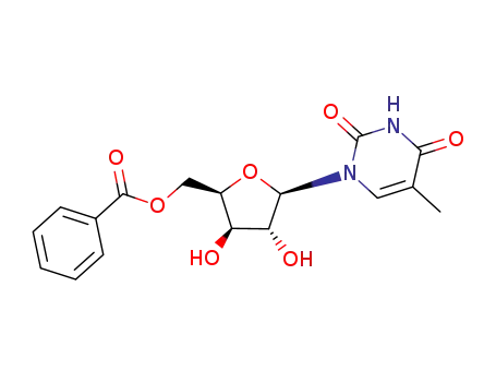 1-(5'-O-benzoyl-β-D-xylofuranosyl)thymine