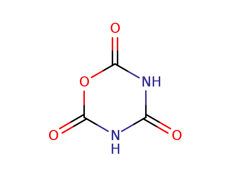 Molecular Structure of 6498-11-9 (2H-1,3,5-Oxadiazine-2,4,6(3H,5H)-trione)