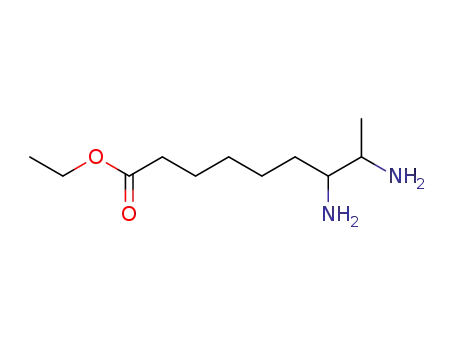 Molecular Structure of 412308-57-7 (7,8-diamino-nonanoic acid ethyl ester)