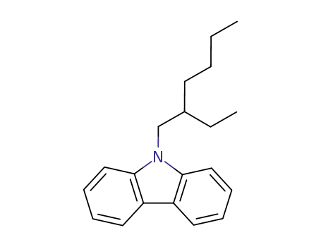 Molecular Structure of 187148-77-2 (9-(2-ETHYLHEXYL)CARBAZOLE  97)