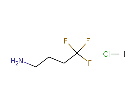 Molecular Structure of 84153-82-2 (4,4,4-TRIFLUOROBUTYLAMINE HYDROCHLORIDE 97)