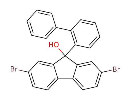 9H-Fluoren-9-ol, 9-[1,1'-biphenyl]-2-yl-2,7-dibromo-