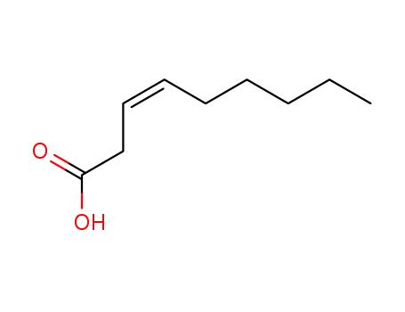 Molecular Structure of 4124-88-3 (3-Nonenoic acid)
