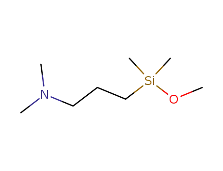 Molecular Structure of 142062-27-9 (3-(methoxydimethylsilyl)-N,N-dimethylpropan-1-amine)