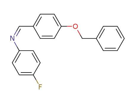 Molecular Structure of 219653-96-0 ((Z)-1-(4-(benzyloxy)phenyl)-N-(4-fluorophenyl)methaneimine)